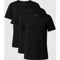 Tommy Hilfiger T-Shirt mit Rundhalsausschnitt im 3er-Pack in Black, Größe S