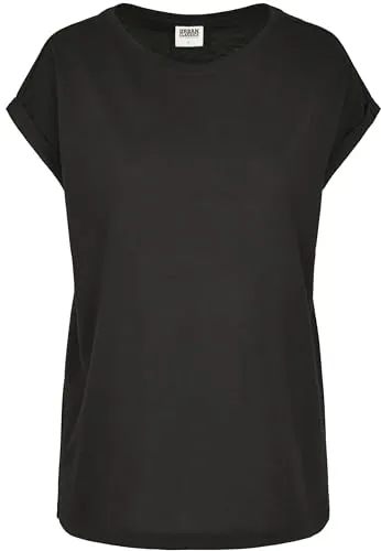 URBAN CLASSICS Rundhalsshirt Ladies Organic Extended Shoulder Tee XL (44)