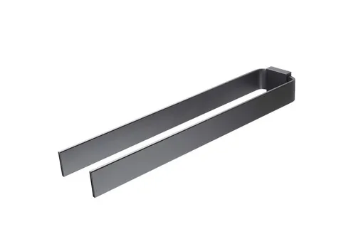 Designfabrik Hamburg Handtuchhalter zweiarmig in schwarz von Designfabrik Hamburg