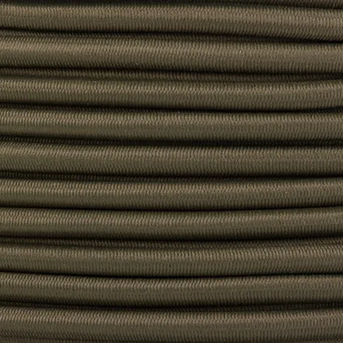 Gummikordel - Hutgummi - Rundgummi, hochwertig, extra-stark in 4mm, khaki