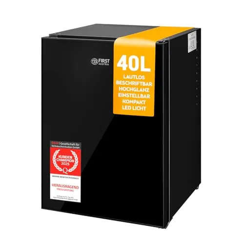 TZS First Austria lautloser Minikühlschrank in schwarz von TZS-First