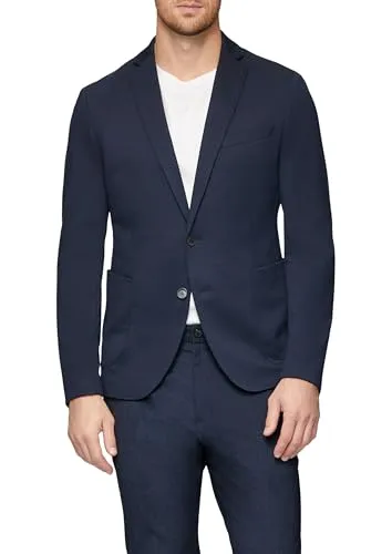 s.Oliver Black Label Herren Sakko S.OJOGG 2134157 - Elegantes Slim Fit Sakko mit Reverskragen und Pattentaschen, ideal für formelle Anlässe oder Business-Outfits.