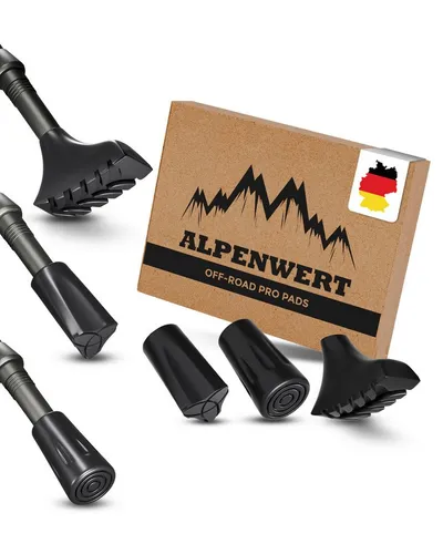 Alpenwert Nordic-Walking-Stöcke Gummipuffer
