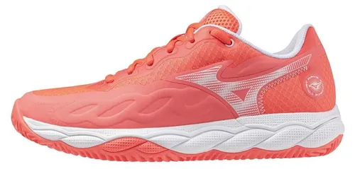 MIZUNO WAVE ENFORCE COURT CC(W) / Calypso Coral/White/BarelyPink / 36.5/4.0