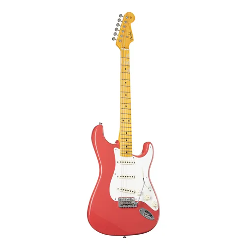 Fender 1956 Stratocaster Journeyman/Closet Classic MN Fiesta Red E Gitarre