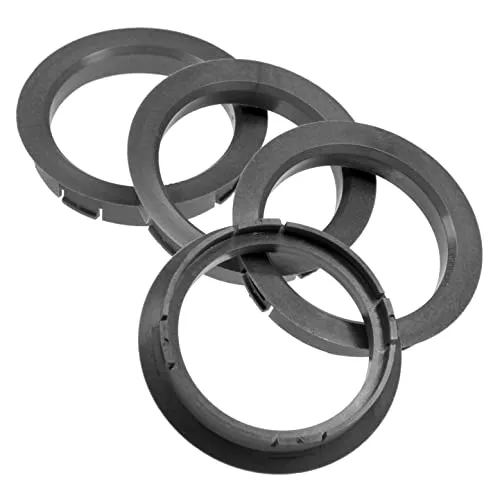 4X Zentrierringe 64,0 x 54,1 mm Silber Felgen Ringe Made in Germany