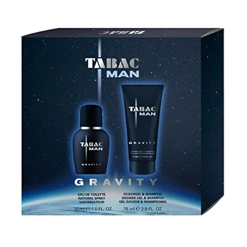 Tabac® Man Gravity I Geschenkset - markant, männlich, unverwechselbar I Eau de Toilette 30ml Natural Spray und Duschgel 75ml