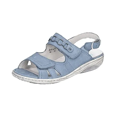 Waldläufer Sandaletten Gr. 5½ - Bequem und stilvoll in Blau - Wanderschuhe aus hochwertigem Echtleder, ideal für lange Wanderungen und optimalen Tragekomfort.