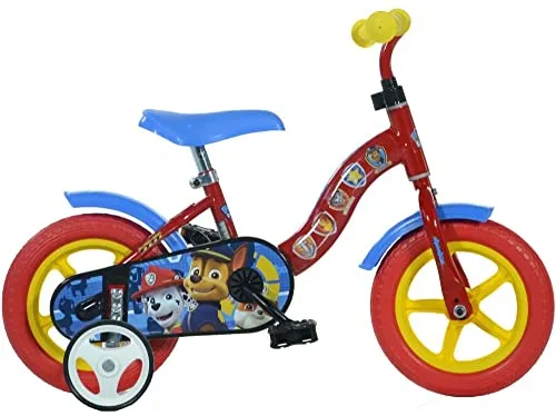 Dino Bikes 108L-PW Kinderfahrrad, Rot, 10 Zoll
