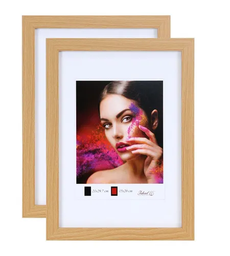 IDEAL TREND Bilderrahmen 2er 3er 5er Set Holz Bilderrahmen Lifestyle Plexi Foto Rahmen Collage