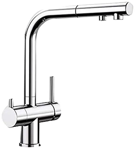 BLANCO FONTAS-S II Filter Küchenarmatur - Hochdruck 3-in-1-Armatur mit separater Wasserführung für gesunde und hygienische Wasserqualität. Platzsparend, ohne zusätzliche Bohrung erforderlich. Ideal für moderne Küchen.