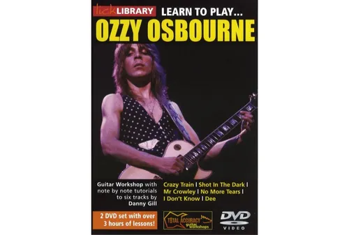 DVD Learn To Play Ozzy Osbourne