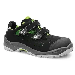 Sicherheitssandale IMPULSE green Easy ESD S1P SRC - Größe 41 - Arbeits- & Schutzkleidung mit durchtrittsicherer, metallfreier Sohle und atmungsaktivem Innenmaterial – ideal für sichere und bequeme Arbeit.