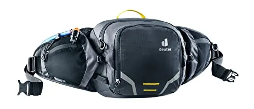 DEUTER PULSE 3 BLACK Bauchtasche - Hüfttasche aus strapazierfähigem Material, ideal für Outdoor-Aktivitäten und bietet Platz für alle wichtigen Utensilien.