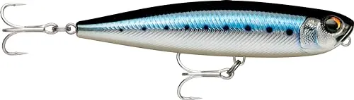 Rapala - Präzision Köder Präzision Xtreme Bleistift Salzwasser Kunststoffkonstruktion - Löcher schwimmende Mer - Oberflächenschwimmtiefe - Größe 10,7 cm / 21g - Hergestellt in Estland