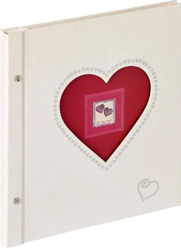 Walther Schraubalbum Hochzeit SINFONIA 30x33 cm weiß