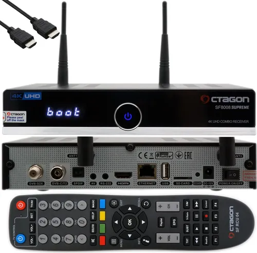 Octagon SF8008 UHD 4K Supreme Combo Receiver von Octagon