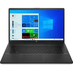 HP 17,3 Zoll Laptop Intel 4-Kern 8GB RAM 512GB SSD Intel UHD Windows 11 Pro - Schwarz