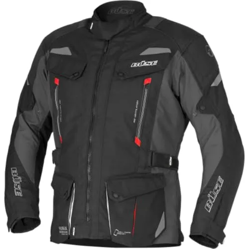 Büse Lago III Damen Textiljacke Schwarz/Anthrazit 38 - Die Büse Lago III Damen Textiljacke in Schwarz/Anthrazit bietet optimalen Schutz auf deinen Motorradtouren. Mit atmungsaktiver HUMAX Z-Liner Klimamembran und herausnehmbarem Thermofutter für jeden Wetterbedingungen.