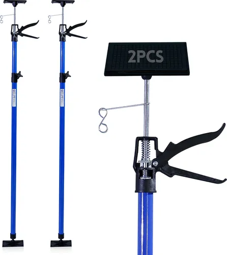 CCLIFE 2 Stk. Deckenstütze Montagestütze Einhandstütze 115-290 cm Belastbar Bis 30 kg