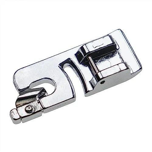 vhbw Rollsaumfuß 6 mm für alle gängigen Nähmaschinen z.B. kompatibel mit Singer, Brother, Janome - Universal Nähfuß