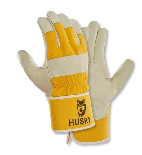 HUSKY TEXXOR Winterhandschuh Gr. 10 – Gefütterter Arbeitshandschuh - Gefütterter Winterhandschuh aus Rindleder für optimalen Kälteschutz. Ideal für den professionellen Einsatz bei kaltem Wetter. EN 388 zertifiziert und in Größe 10 erhältlich.