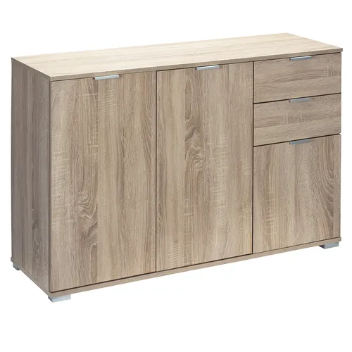 DeubaXXL DE Sideboard Alba Eiche 107x74x35cm