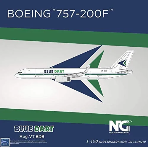 Produktbild NG Models 53156 Boeing 757-200PCF Blue Dart Aviation VT-BDB Scale 1/400