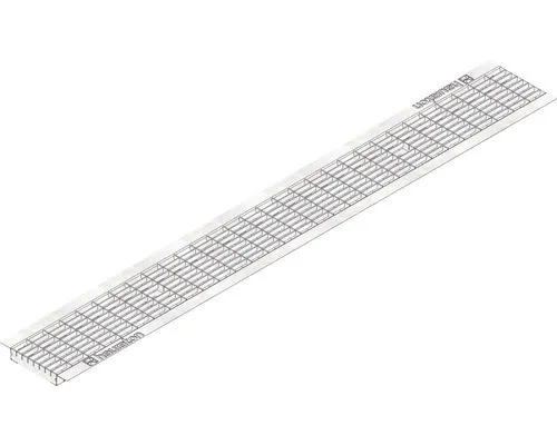 Hauraton Faserfix/Recyfix Standard 100 Gitterrost MW 30/10 verzinkt 500 mm x 137