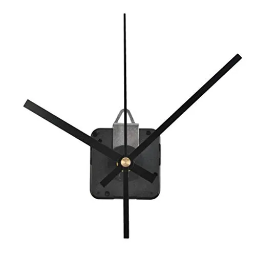 DODUOS 28 mm Langer Schaft Quarzuhrwerk Wanduhr Uhrwerk für DIY Wanduhr, Schwarz