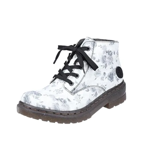 Rieker Winterboots - Bequeme Wanderschuhe für kalte Tage - Wanderschuhe in Größe 41 EU, Farbe: weiß, aus hochwertigem Synthetik für optimalen Schutz und Komfort im Winter.