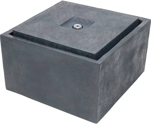 Ubbink Wasserspiel Sonora II - Komplett-Set mit LED-Beleuchtung - Gartenbrunnen mit elegantem Design, witterungsbeständig und ideal für den Outdoor-Bereich. Die integrierte LED-Beleuchtung sorgt für stimmungsvolle Akzente.