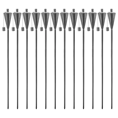 Harbour Housewares Metall-Gartenfackeln von Harbour Housewares