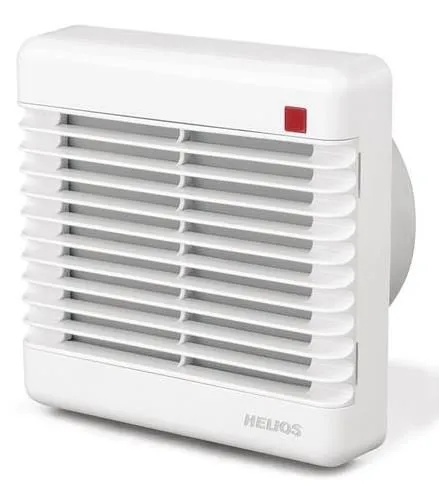 Helios MiniVent HVR 150/2 E UP - Effizienter Unterputz-Lüfter - Lüftungstechnik mit elektrischer Verschlussklappe, ideal für kleine bis mittlere Räume. Wartungsfreier Motor und geräuscharme Kugellager sorgen für langfristige Leistung und Komfort.