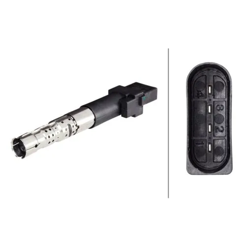 Hella Zündspule 5DA 358 000-001 - Hochwertige Zündspule für zuverlässige Zündung, ideal für verschiedene Fahrzeugmodelle und sorgt für optimale Motorleistung.