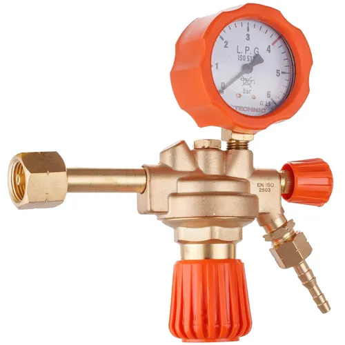 TC Technic Propan-Butan Gasregler mit Druckmanometer