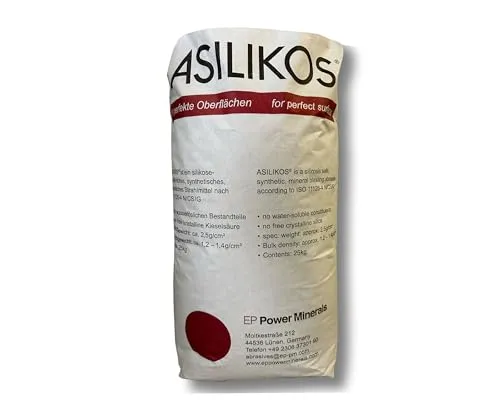 ASILIKOS Strahlmittel 0,2-1,4 mm 25 kg - Sandstrahlen Strahlen Sand
