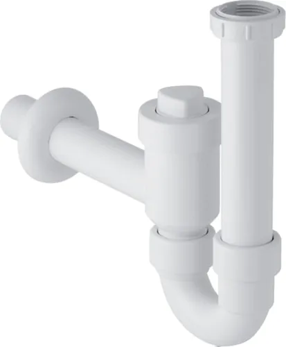 Geberit Rohr-Geruchsverschluss 50 mm - Sanitärinstallation mit absperrbarem Rückflussventil, ideal für Waschtische. Güteüberwacht nach EN 274-3 für höchste Qualität.