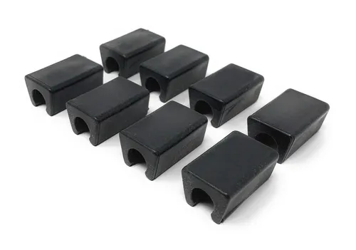 Design61 Klemmschalengleiter 8er Set Stuhlgleiter Bodenschongleiter Ø 8 mm