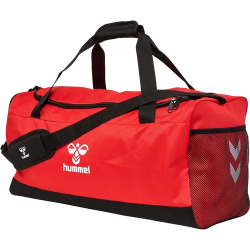 Hummel Sporttasche Core 2.0 Sports Bag L - Rot, 63 Liter - Taschen & Gymbags mit praktischem Schuhfach und stabilisierendem Boden. Ideal für Sport und Reisen, bietet Platz für alles, was du brauchst!