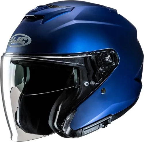HJC i31 Solid Jethelm, blau, Größe 2XL für Männer - Motorradhelm mit APC Advanced Polycarbonate für hohe Schlagzähigkeit und ACS Belüftungssystem für optimalen Luftstrom. Ideal für sicheres Fahren.
