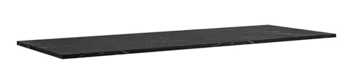 Rodan Waschtischplatte 160cm Schwarzer Marmor in schwarz von RODAN FABRYKA MEBLI