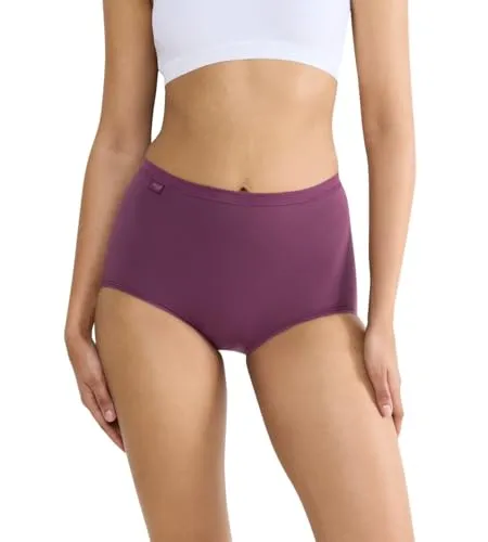 sloggi Maxislip Basic+ (3er Pack) - Funktionsunterwäsche aus hochwertiger Baumwollmischung, mit weichen Nähten für höchsten Tragekomfort und elastischem Bundabschluss, perfekt für den Alltag.