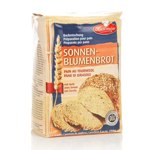 Friesinger Mühle Küchenmeister Sonnenblumen Brot Backmischung 1000g