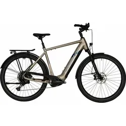 Corratec E-POWER TREKKING 28 SE 3.0 CX7 12S GENT Metallic Light Sand/Dark Blue/S... E-Tourenbike in Beige