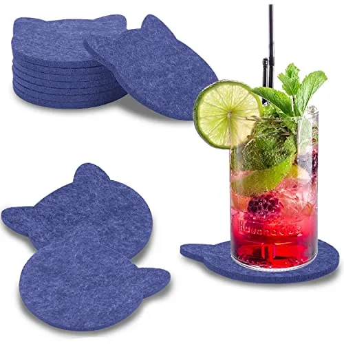 Glasuntersetzer & Bierdeckel Blau von wortek