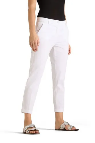 Cambio Chinohose Karina turn-up Größe 42/27 - Stylische Chinohose aus 97% Baumwolle, ideal für jeden Anlass. Der modische Turn-up sorgt für einen lässigen Look und bietet hohen Tragekomfort.