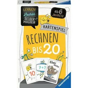 Ravensburger Lernspiel Lernen Lachen Selbermachen, Rechnen bis 20, ab 6 Jahre, 1-5 Spieler