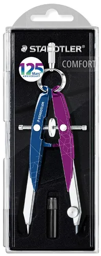 STAEDTLER Präzisions-/Geometriezirkel Mars Comfort blau/lila