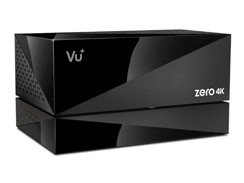 VU+ Zero 4K Linux Receiver mit PVR-Kit und 5 TB HDD - TV-Receiver für UHD und HD mit extrem schnellen Umschaltzeiten, 1.500 MHz ARM Dual Core-Prozessor und unbegrenzter Kanalliste für TV und Radio.